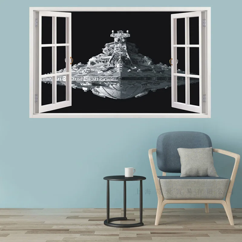 3d-наклейка на стену Съемный Настенный постер из ПВХ для гостиной спальни
