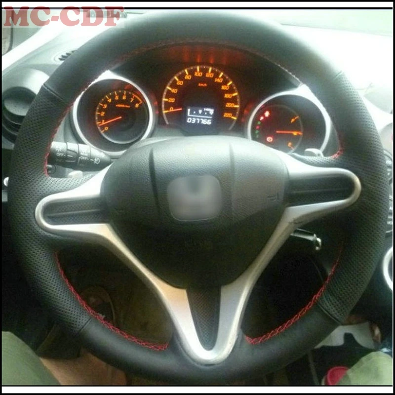 

Автомобильный Стильный чехол рулевого колеса автомобиля из искусственной кожи для Honda Civic Old Civic 2006-2011 Автомобильные аксессуары