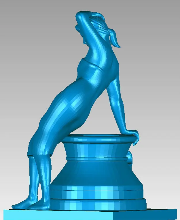 Новая 3D модель для ЧПУ резная фигурка скульптурная машина в формате STL западная