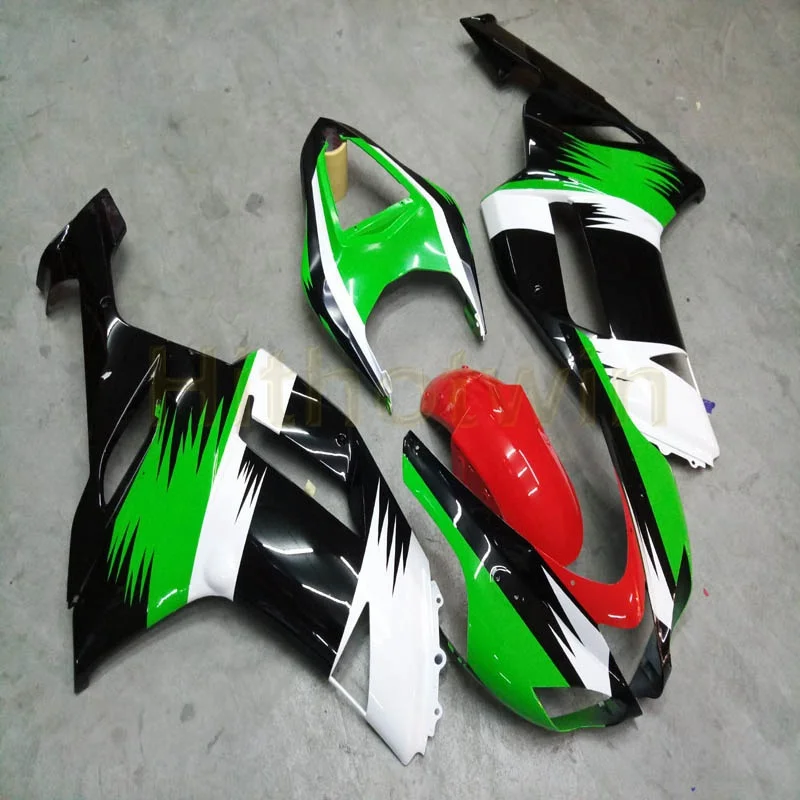 Пользовательский Корпус мотоцикла для Kawasaki ZX-6R 07-08 636 ZX6R обтекатель zx6r 2007 2008+ Бесплатные болты+ красный зеленый черный