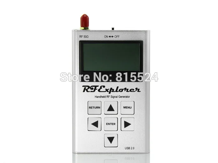 Rf Explorer генератор сигналов(RFE6GEN) для анализатор спектра rf Explorer производственная линия с резиновые, фиолетового цвета чехол