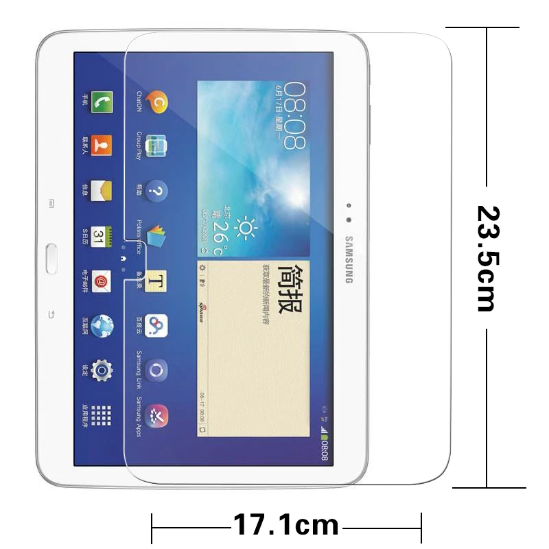 

Пленка из закаленного стекла премиум-класса для Samsung Galaxy Tab 3 10,1 P5200, Противоударная Защитная пленка для ЖК-экрана планшетного ПК + розничная у...