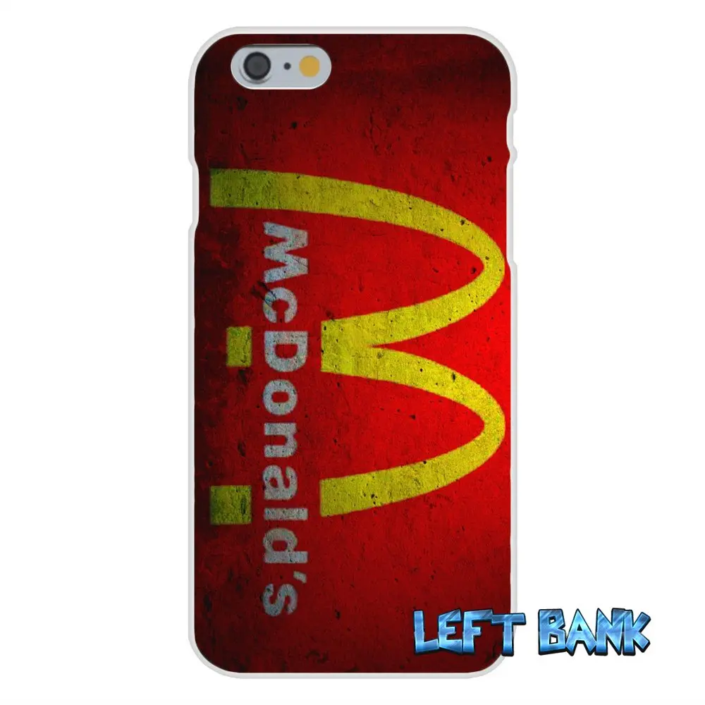 as pictures Для мобильных телефонов iPhone 4 4S 5 5S 5C SE 6 6S 7 Plus Mcdonalds мягкий силиконовый прозрачный чехол из материала tpu чехол - Цвет: as pictures