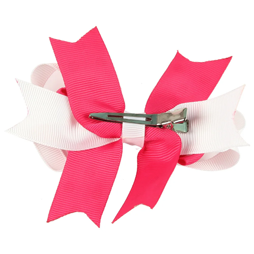 Лента для волос маленьких девочек банты с клипсой аксессуары заколки головной