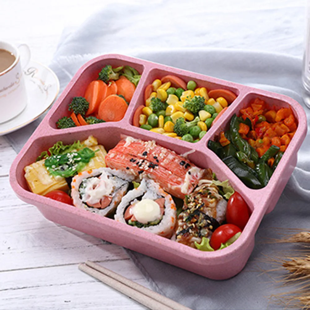 Портативный 4 сетки Ланч-бокс Bento box контейнер для еды ланчбокс для пикника контейнер для хранения еды посуда кухонные гадегетсы