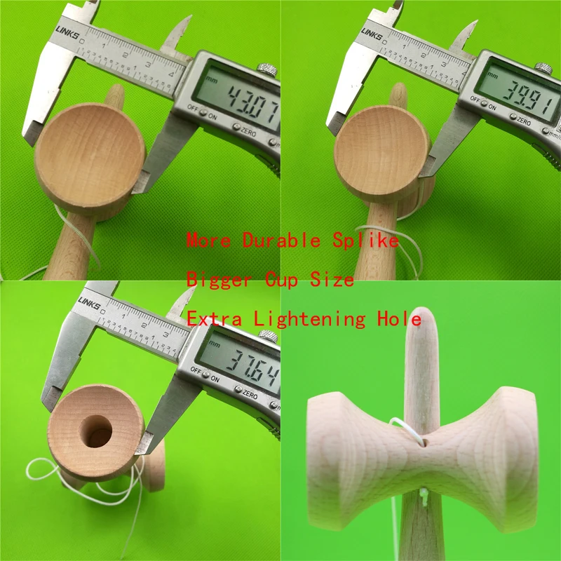 Неокрашенный Кен (Φ) изготовлен из прочного бука заклепка клетка необычная