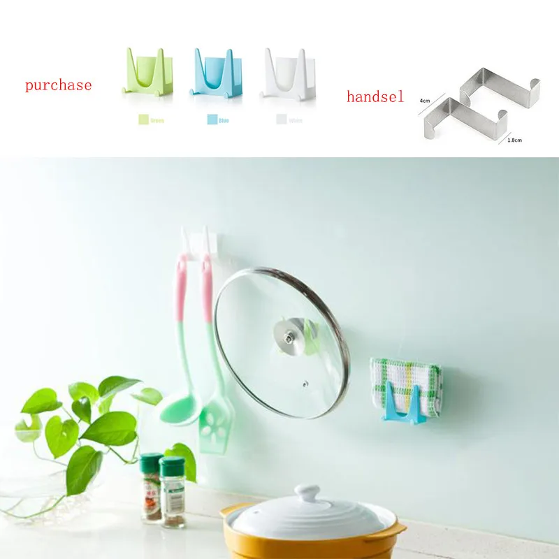 Storage Rack 2019TOP Plastic Kitchen Pot Pan Cover Shell Sucker Tool Bracket | Дом и сад