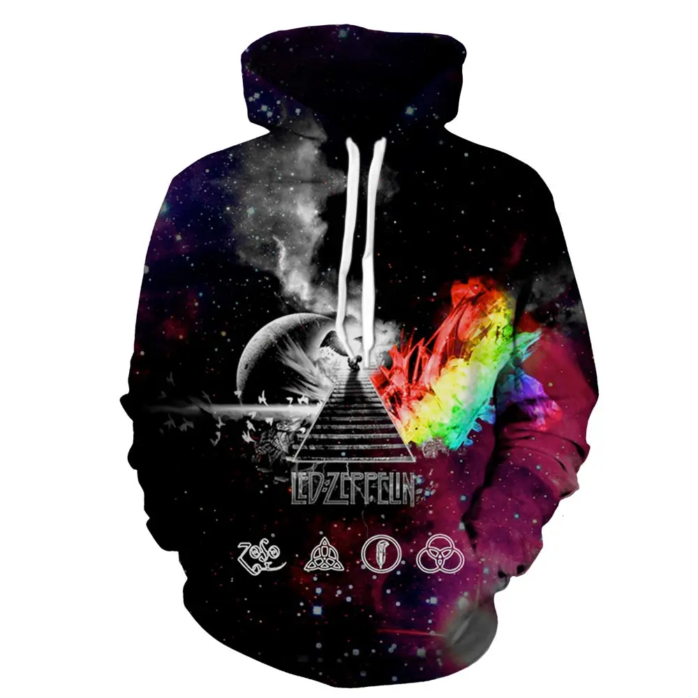 Новые модные брендовые бестселлером бренда мужчин/женщин балахон 3D цветной