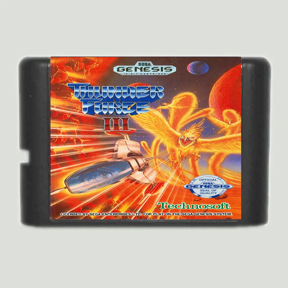 Игра сила грома III 16 бит MD для Sega Mega Drive Genesis|thunder force|16 bitmd game |