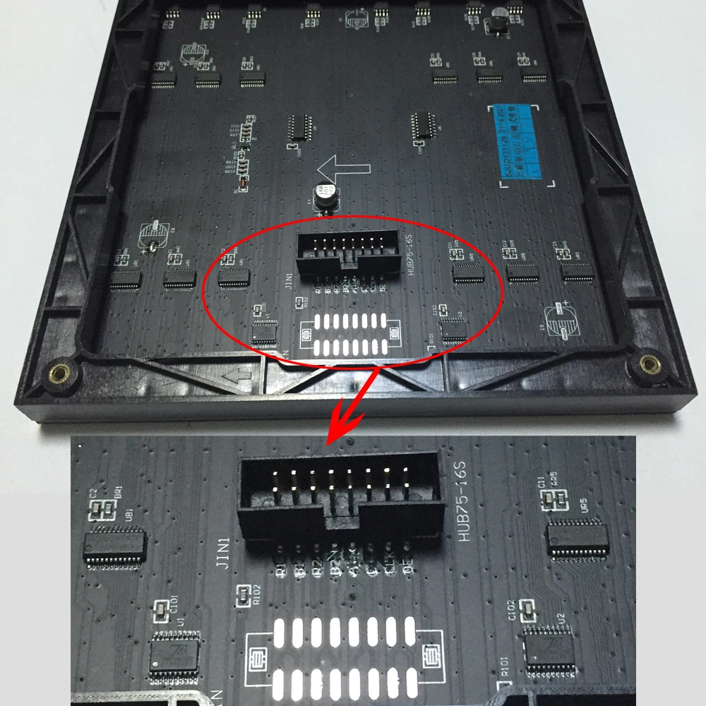 Светодиодный экран P5 320*160 мм 64*32 пикселей 1/16 сканирование 3 в 1 SMD2121 RGB полноцветный