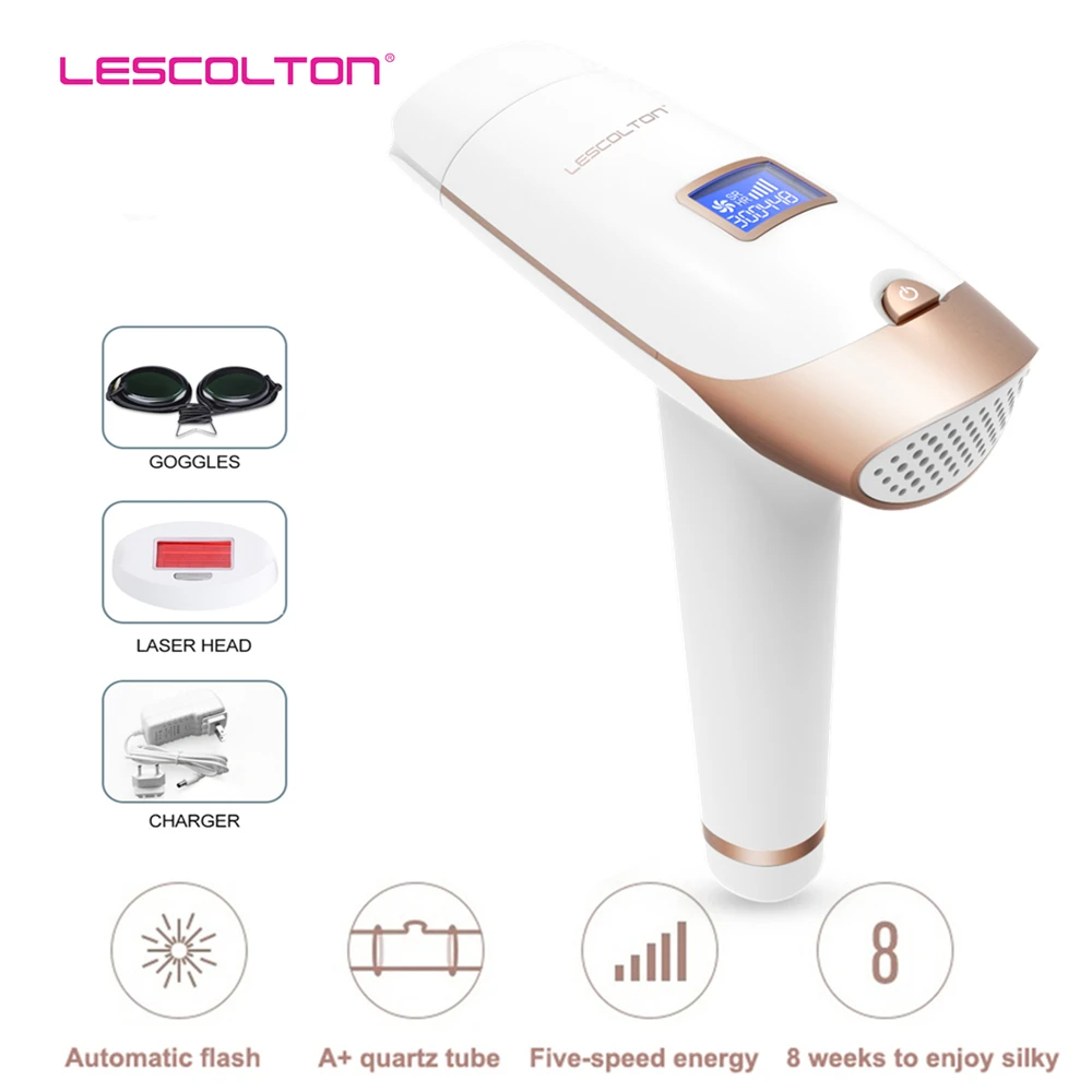 Эпилятор Lescolton T009i лазерный 2 в 1 для удаления волос с долговременсветильник