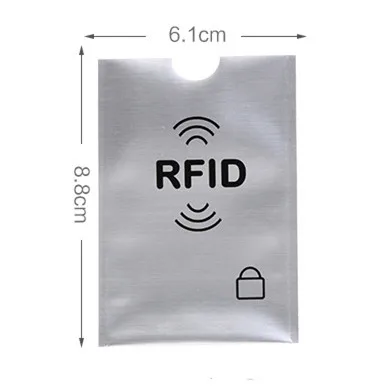 3 шт. утолщенный Анти Rfid блокирующий считыватель замок держатель для банковских