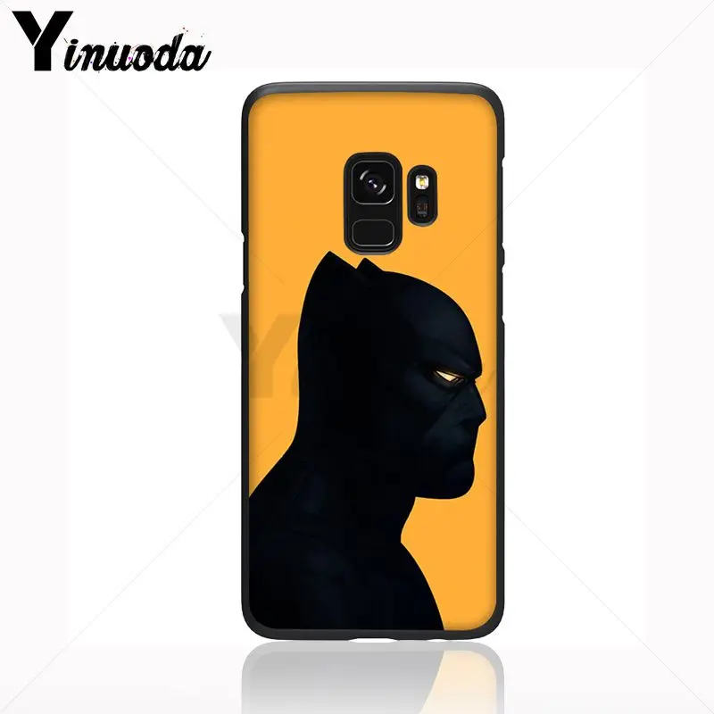 Yinuoda Черная пантера Marvel Comics аксессуары для телефона чехол Samsung Galaxy s9 s8 plus note 8 note9 s7
