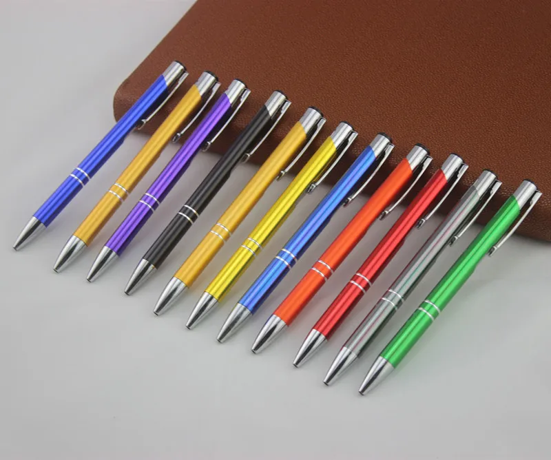 1 шт. металлическая шариковая ручка с черными чернилами|roller ball pen|roller pen brandsball |