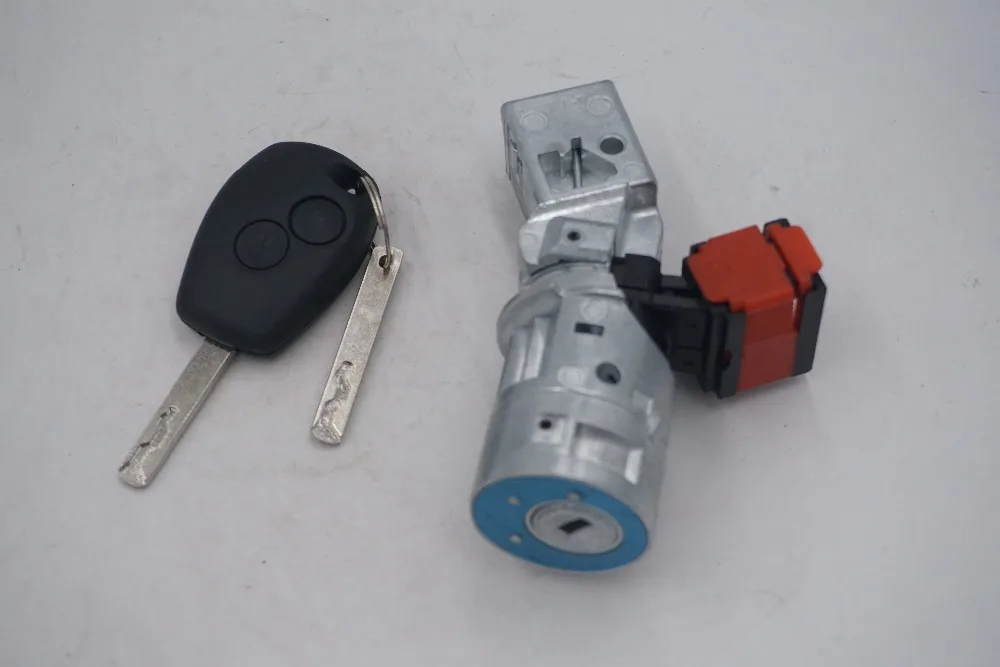 Замок зажигания ствол стартер переключатель + ключ для Renault Vauxhall Fiat 2005 2012 7701208408