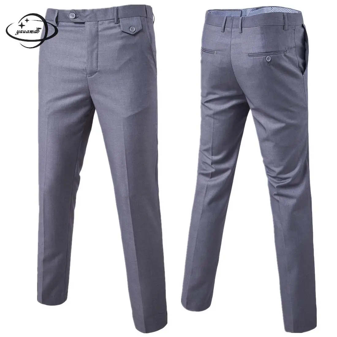 Мужской костюм большого размера брюки весна-осень размер S-6XL хлопковые мужские