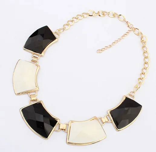 Simply Geometric Pendant Bib Necklace New Fashion Statement cxt906435 | Украшения и аксессуары