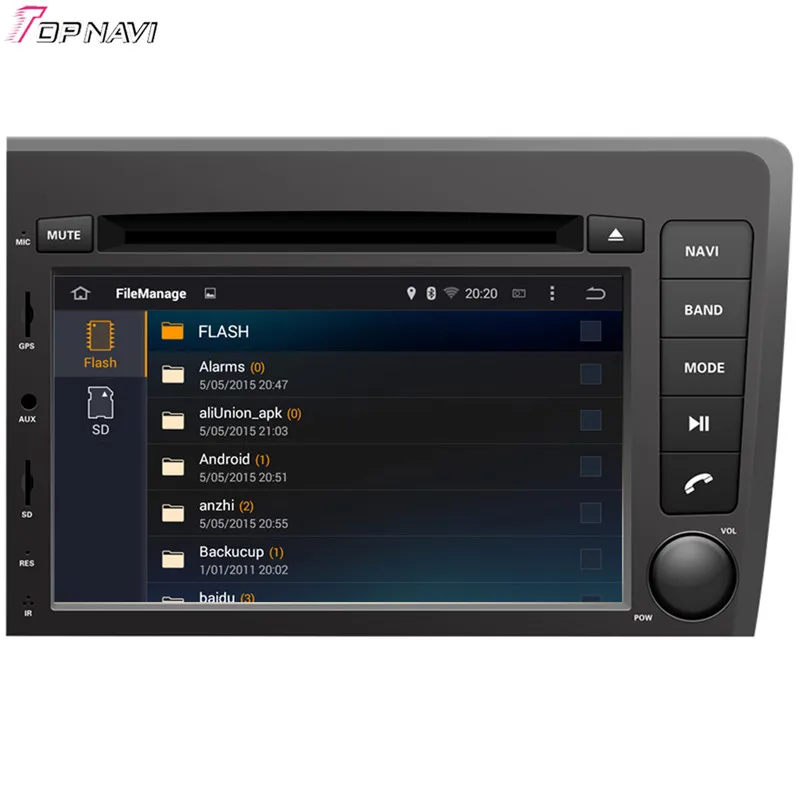 TOPNAVI 7 ''Восьмиядерный 4 Гб ОЗУ Android 6,0 Автомагнитола Стерео gps для VOLVO S60/V70 2001 2002 2003 2004 аудио dvd-плеер