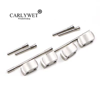 carlywet wholesale 1 set plated conversion kit for royal offshore 42mm watch rubber steel end link