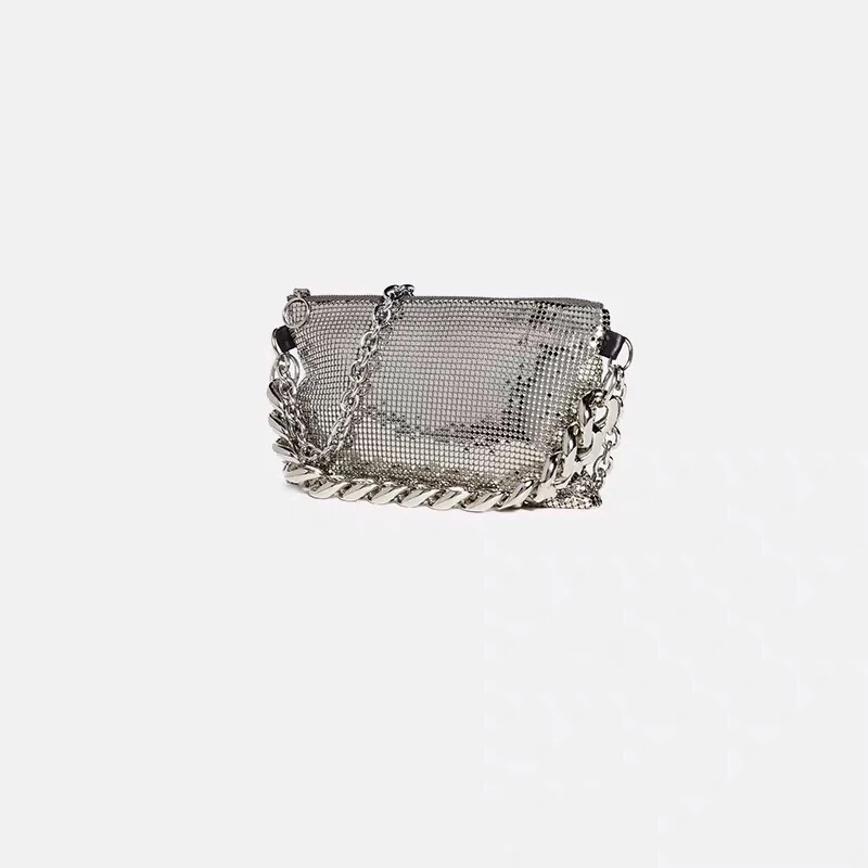 Summer New Fashion Crossbody Mini Sequin Bling Female Bags Women Handbag Messenger Thick chain Bags Shoulder Coin Purse Bag
