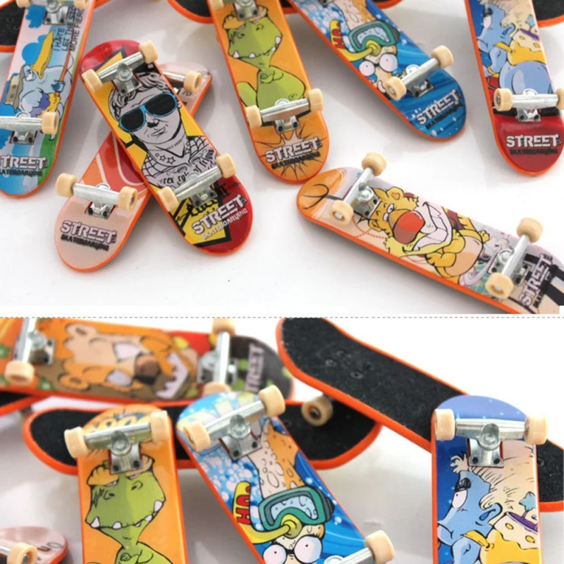 Забавные игрушки милые вечерние детские мини-пальцевые доски сплав