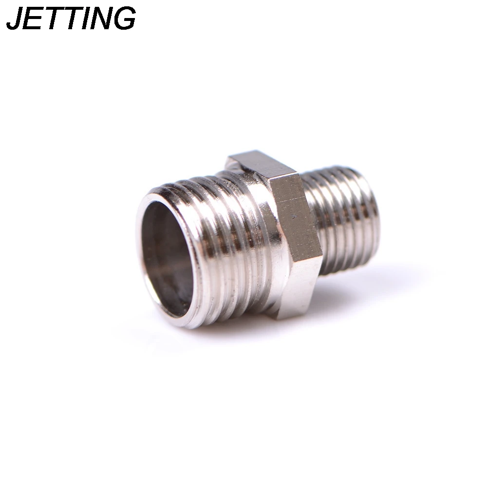 1 шт. 1/4 &quotBSP папа до 1/8&quot BSP Мужской адаптер для аэрографии Соединительный
