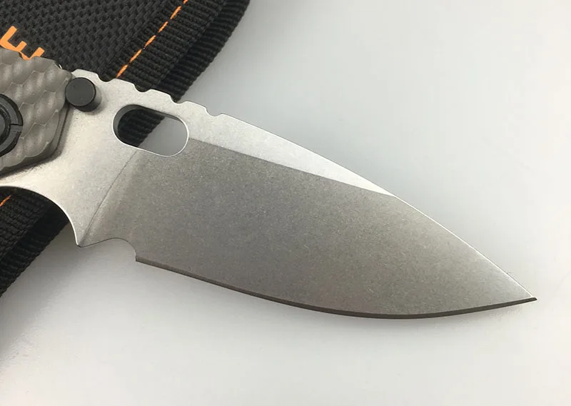 Складной нож LEMIFSHE SMG лезвие D2 из титана с медной ручкой для кухни охоты