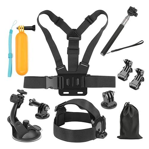 XTK25 Универсальный аксессуар для экшн-Камеры GoPro Hero 7 6 5 4 Black Xiaomi Yi Lite 4K+ Sjcam Eken H9 Go Pro Hero 7 аксессуары - Цвет: XTK25