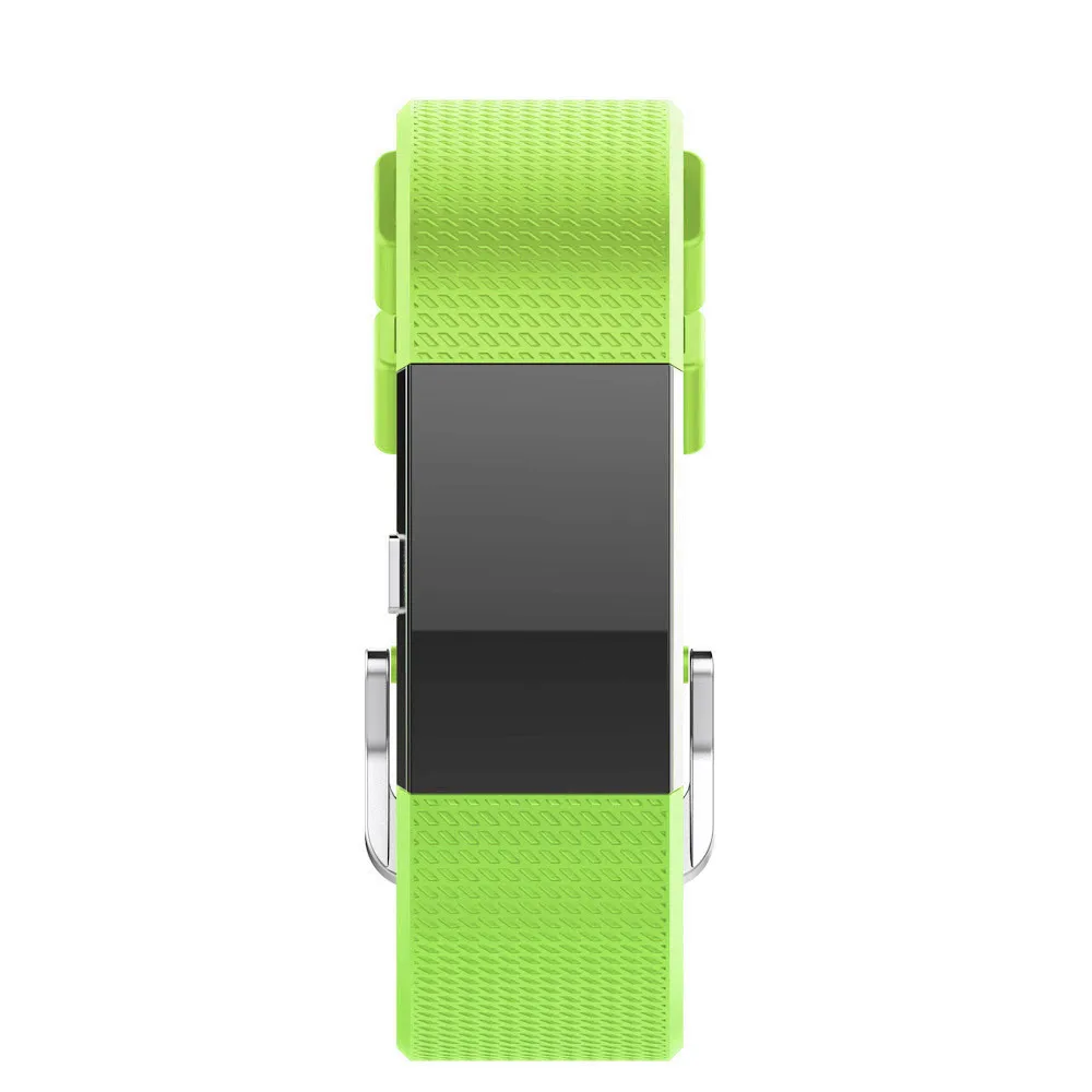 Сменный силиконовый ремешок для часов, браслет для Fitbit Charge 2, спортивные Смарт-часы, черный, белый ремешок для часов, ремешок для Fitbit 2