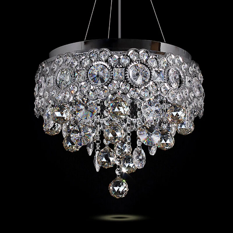 Современный светодиодный потолочный Люстра блеск кристаллов подвесной
