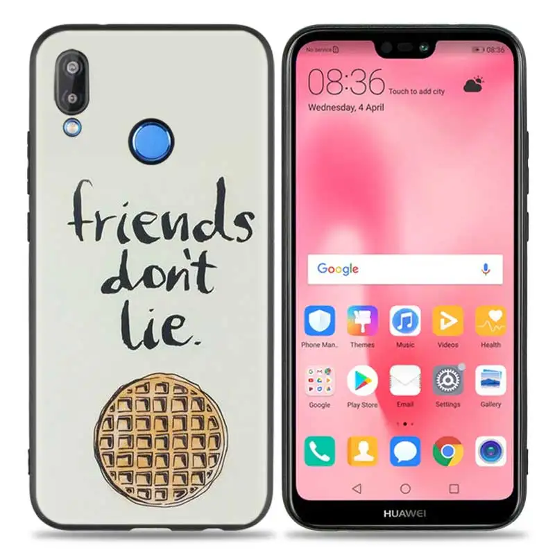 A001 Силиконовый чехол-накладка для huawei P20 P10 P9 P8 Lite Pro P Smart+ Nova 3i 3E чехол для телефона с изображением странных вещей - Цвет: A001