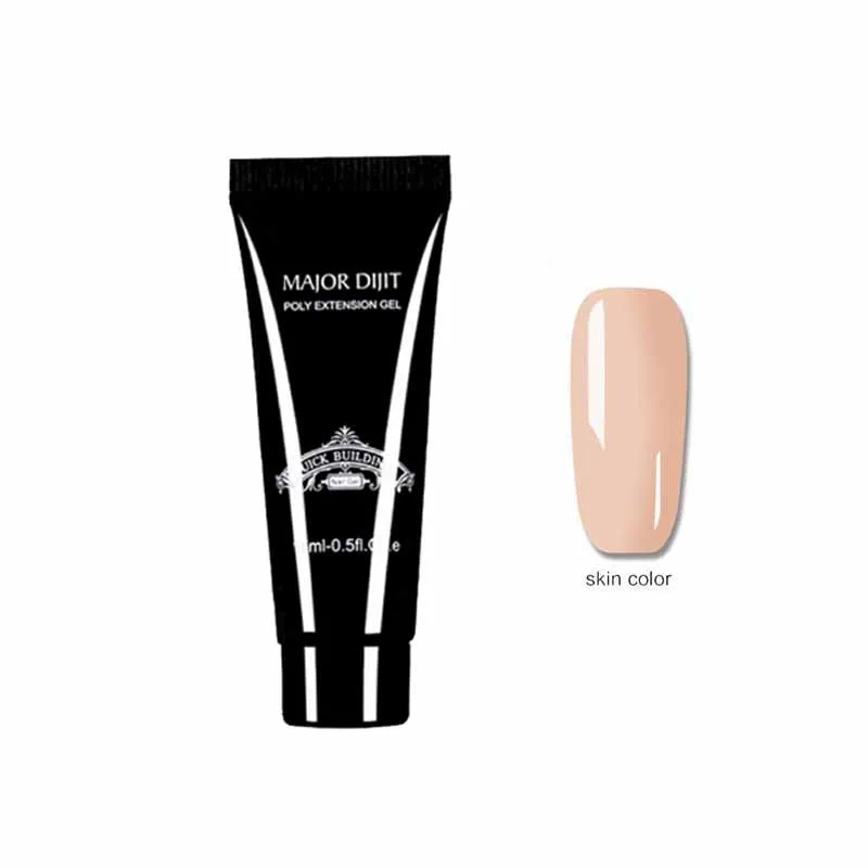 15ML Skin Гель для наращивания ногтей с УФ-акриловым гелем для быстрого строительства 15 мл гель для наращивания ногтей Камуфляжный светодиодный гель для наращивания ногтей - Цвет: 15ML Skin