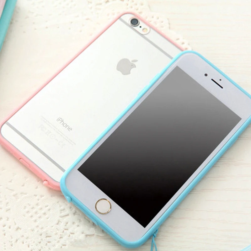 Для iphone 7 Чехол Ультра тонкий карамельный цвет акриловая задняя крышка для 8 Plus plus