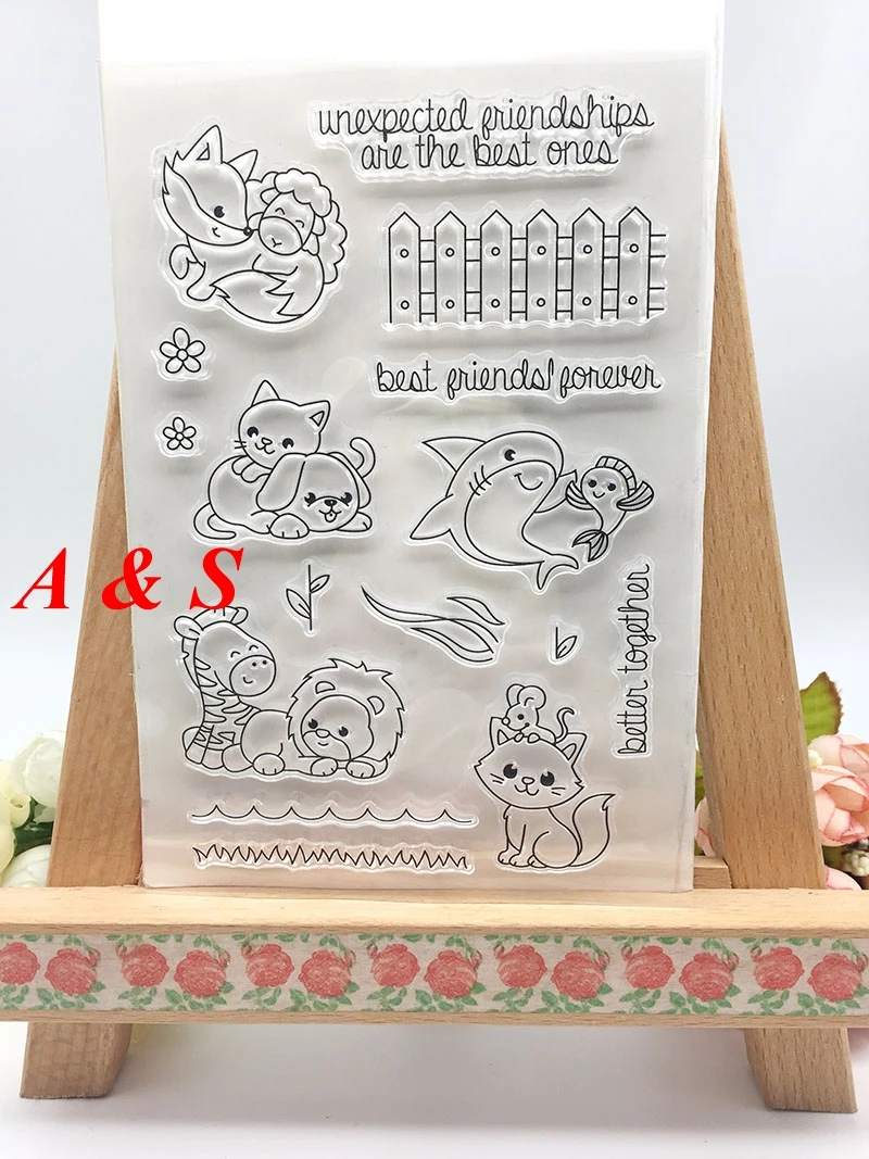Прозрачный шаблон для скрапбукинга с надписью цветов желаний|stamp clear|clear