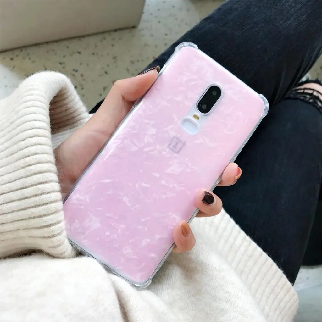 Противоударный мраморный защитный чехол для OnePlus 6 6T 5T 7 силиконовый из ТПУ мягкие