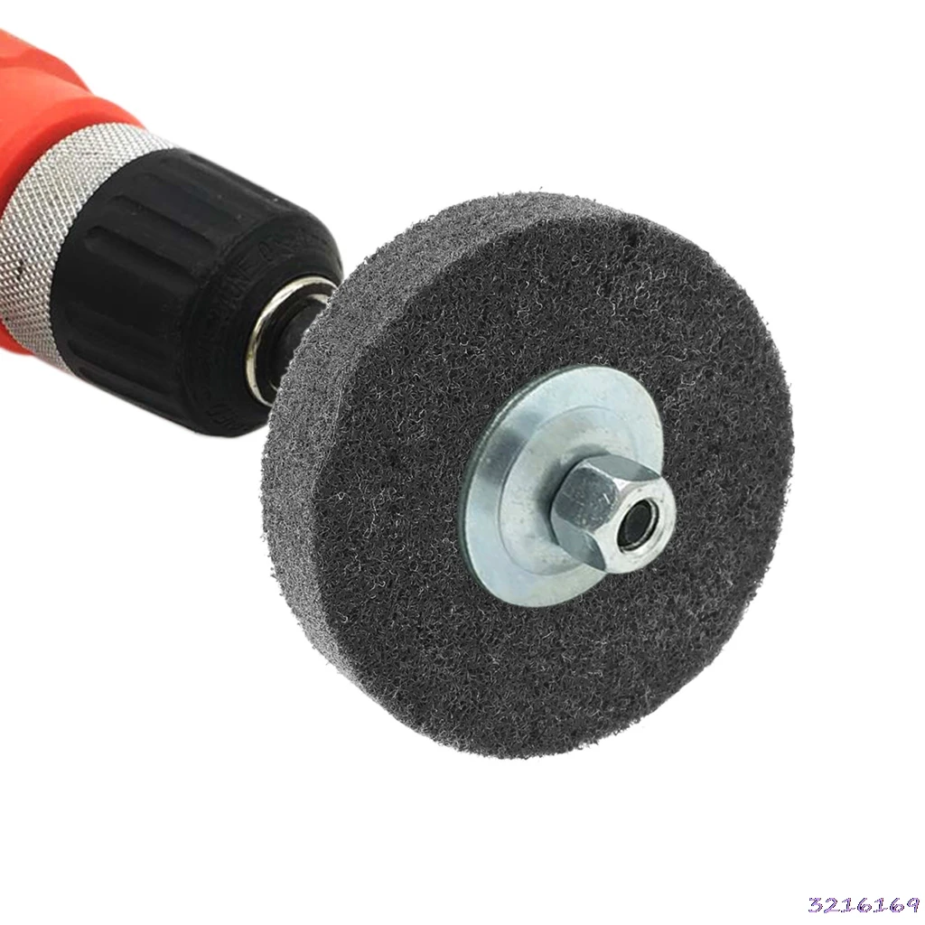 Nylon Fiber Buffing Wheel Abrasive Polish Grinding Iron Instrument 75*19*10mm | Инструменты