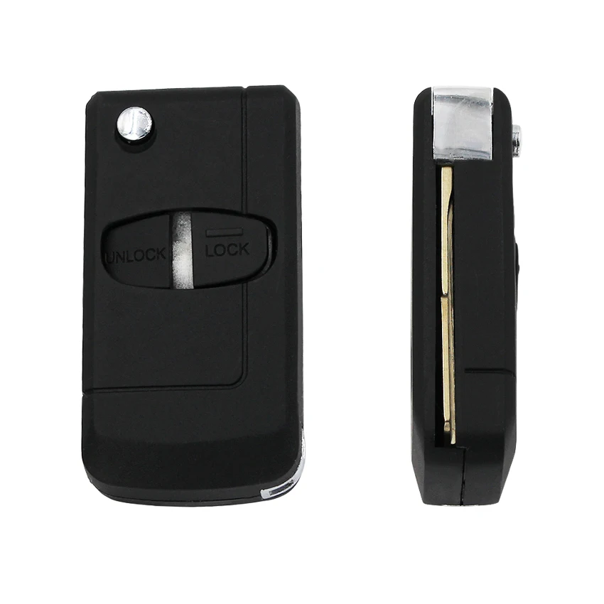 Складной чехол с 2 кнопками и дистанционным управлением для автомобильного ключа