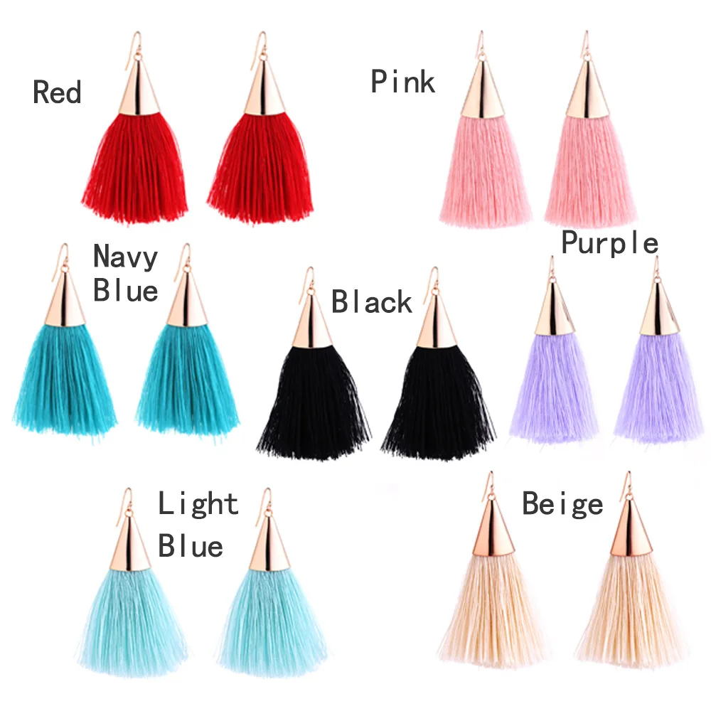 Серьги для Для женщин серьги Boho кисточкой Pendientes oorbellen Brinco Brincos колошения чешского