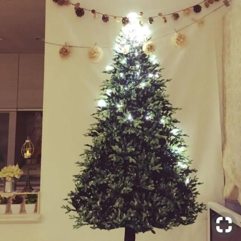 INS HOT XMAS Art домашний настенный Рождественский гобелен с изображением деревьев, тканевый настенный орнамент, Настенный декор, высококачественный гобелен, домашний декор