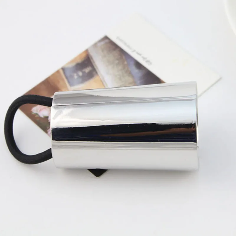 Резинка для волос в стиле панк-рок металлическая эластичная резинка фиксации