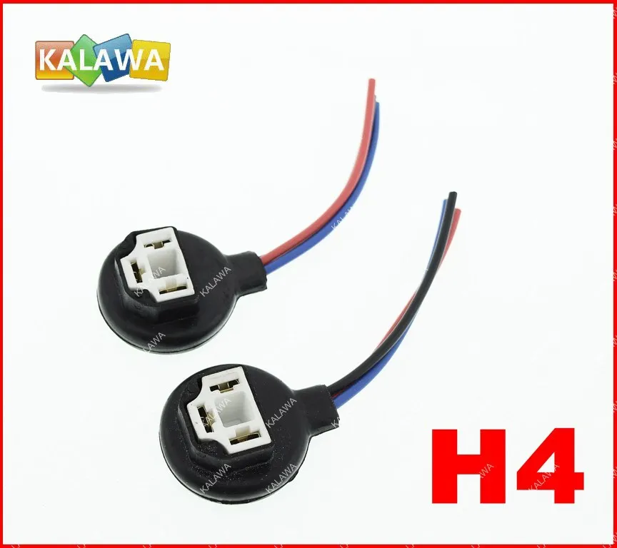 2 шт./лот Керамические Коппер-Бенд H4 цоколь авто адаптеры автомобилей фар разъем