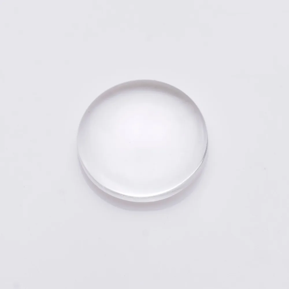 100 шт. 12 мм круглый плоский задний прозрачный стеклянный кабошон высшего качества