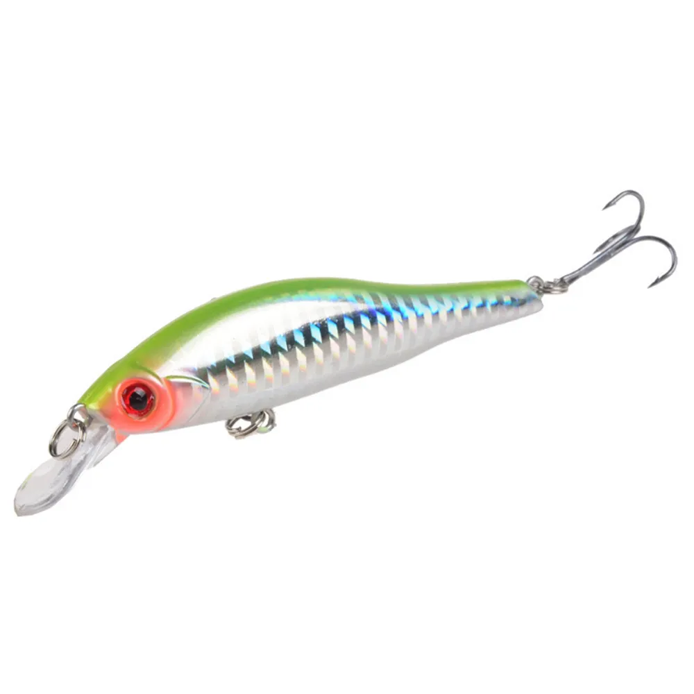Новинка, приманка для рыбной ловли Minnow, 9,5 см, 11,5 г, лазерная кренкбейт, жесткая приманка, воблеры, наживка для ловли окуня, искусственная наживка isca для рыбалки