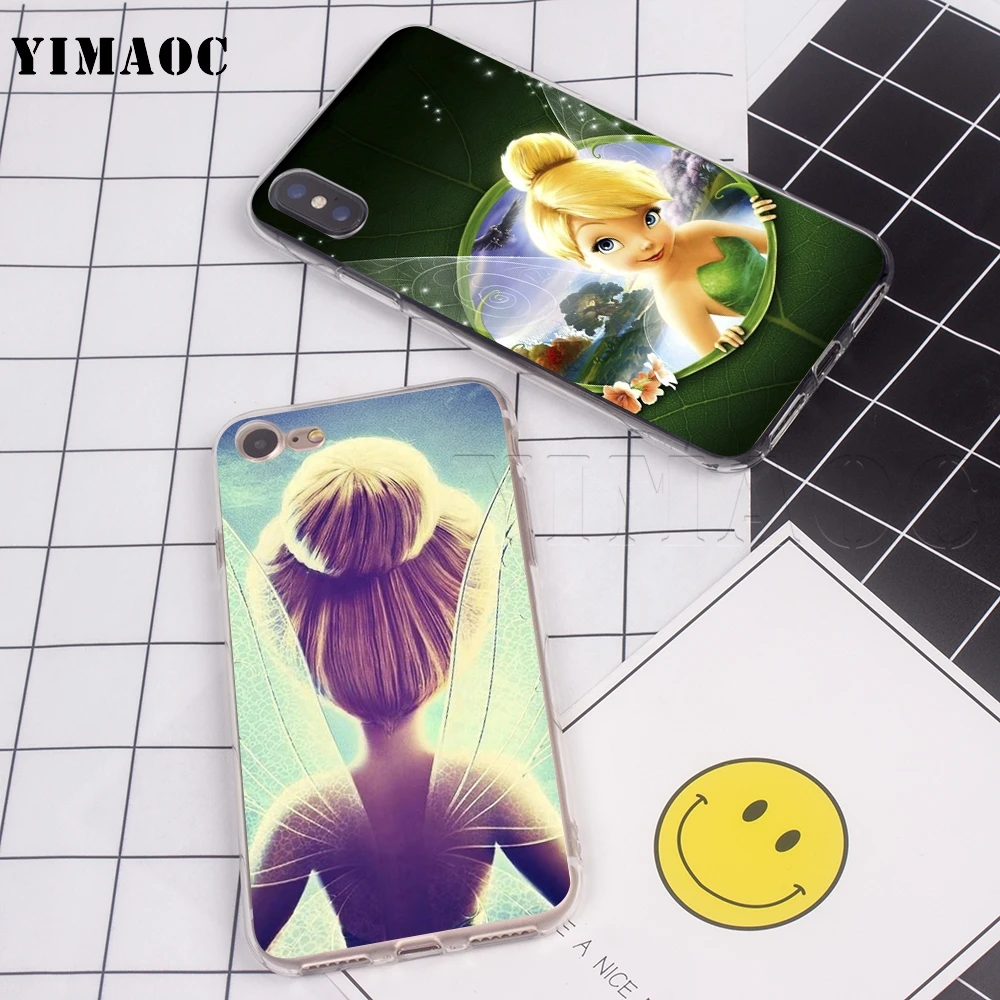 YIMAOC «Динь-Динь» Tinkerbell силиконовый чехол для samsung Galaxy S7 S8 S9 Edge Plus J3 J5 J7 A5 A6 A8 Note 8, 9
