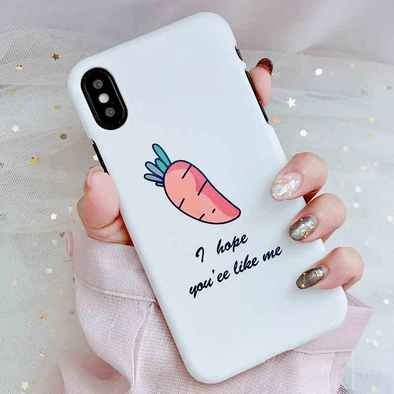 Окрашенный чехол для телефона в форме кактуса iPhone X 8 Plus корейский стиль 6 6S 7