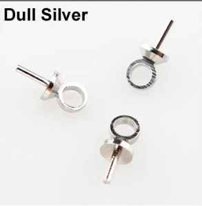 dull silver 100 шт = 1 лот) булавка для глаз жемчужная подвеска шарм соединитель под замком 2,5x6,5 мм Золото Серебро Никель бронзовая пластинка для рукоделия No. CN021 - Цвет: dull silver