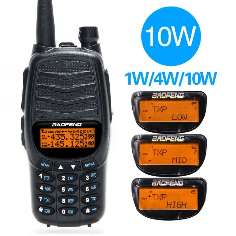 Baofeng UV-X9 плюс 10 Вт мощная рация Портативный радио/UHF 10 км Модернизированный из UV-82 Любительское радио+ Na-771r антенны