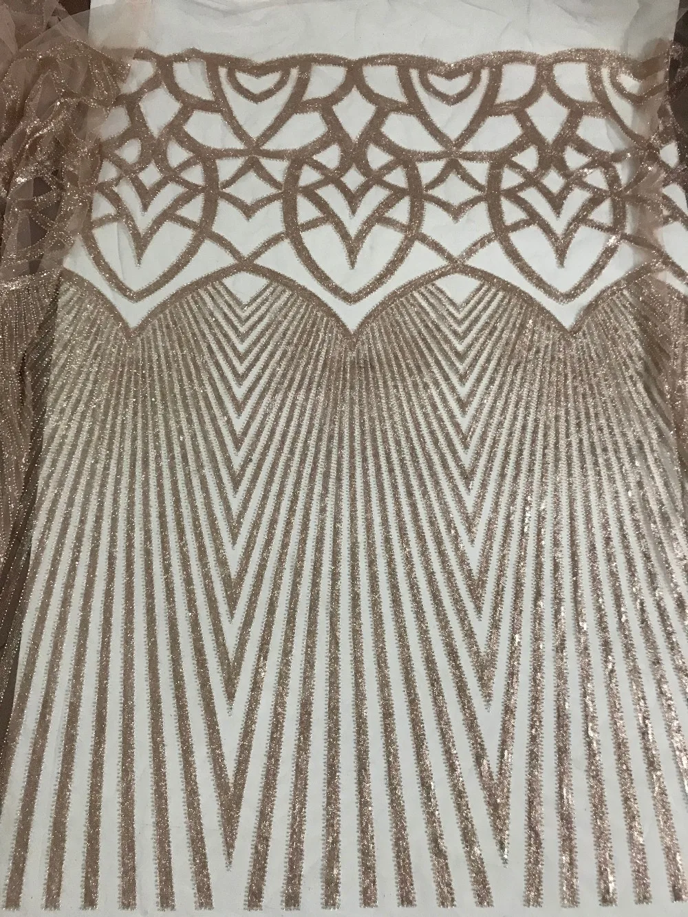 

embroidery tulle lace fabric SYJ-1634 with beads for wedding dress top quality African beaded net lace fabric