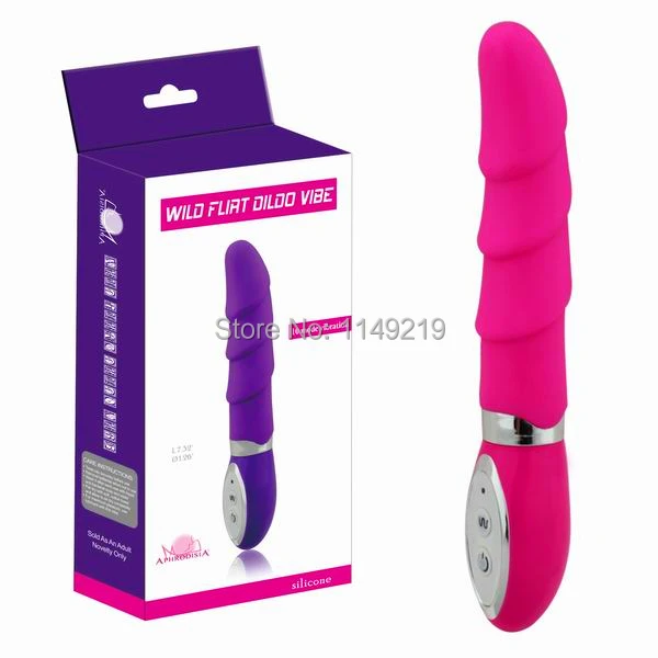 Vibrating dildo in the pussy