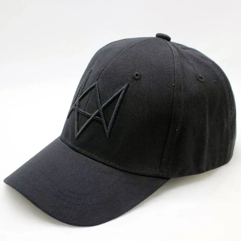 Новая мода часы собаки бейсболка вышивка Aiden Pearce Шляпа Snapback Регулируемая Мужская Gorras Snapback шапки